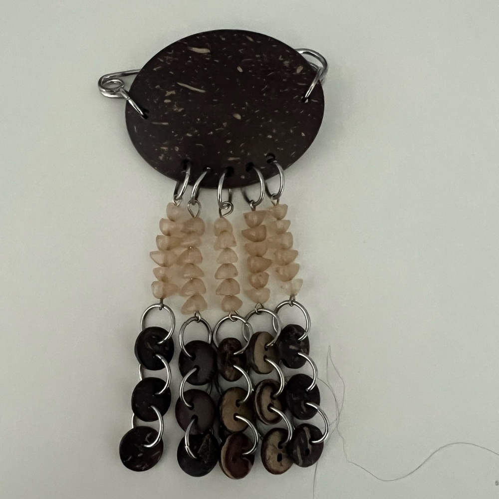 Beaded sweater/jacket pin